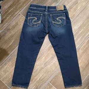 Silver Jeans Women's Joga Suki Cropped Jeans